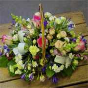 Flat Basket Arrangement