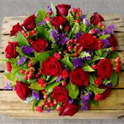 Red Rose &amp; Purple Posy